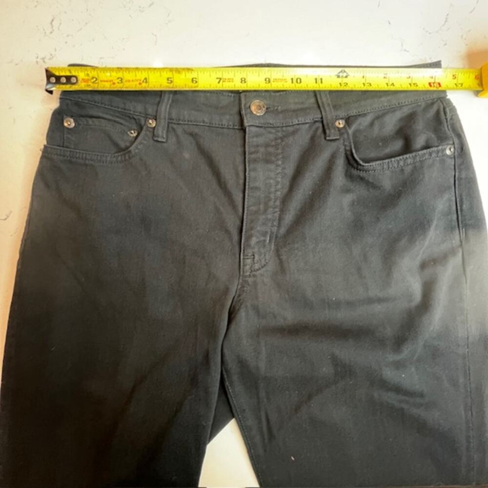 Lauren Ralph Lauren Black Straight Leg Jeans Size 10 Mid Rise - Picture 9 of 11